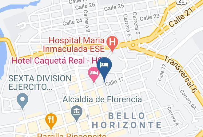 Florencia - Hotel Luna Azul Maps