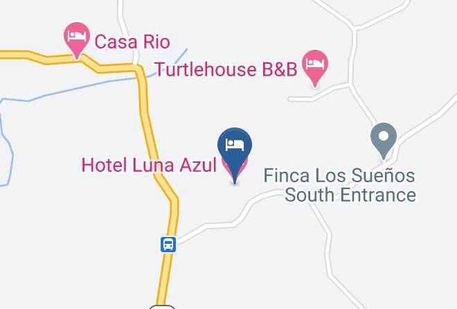 Santa Cruz - Hotel Luna Azul Maps