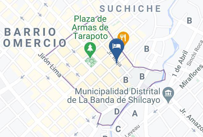 Tarapoto - Hotel Luna Azul Maps