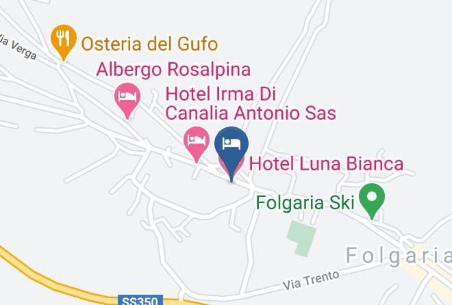 Trento - Hotel Luna Bianca Maps