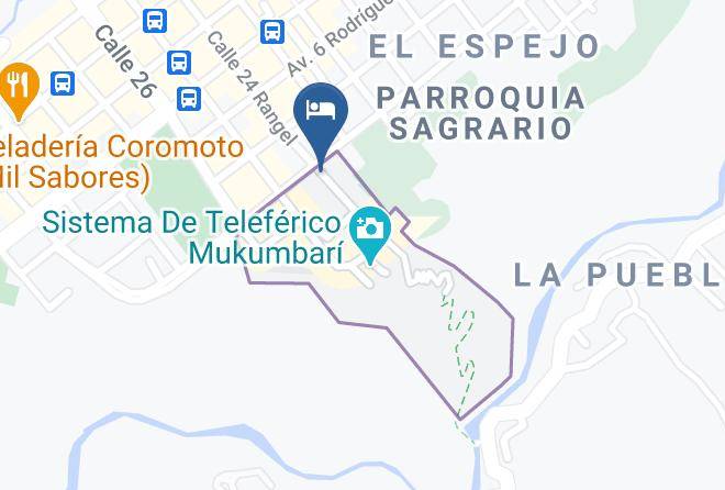Libertador - Hotel Luna Blanca Maps