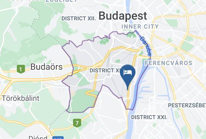 Budapest 11 Kerulet - Hotel Luna Maps