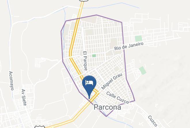 Parcona - Hotel Luna De Plata Maps