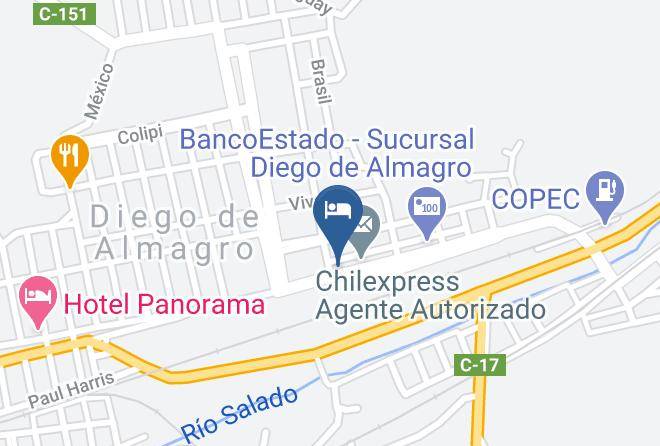Chanaral Province - Hotel Luna Del Desierto Maps