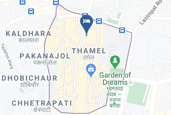 Kathmandu - Hotel Luna Kathmandu Maps