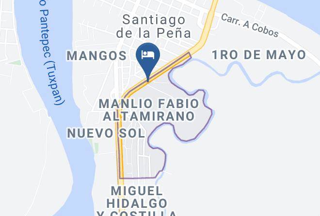 Tuxpan - Hotel Luna Maps