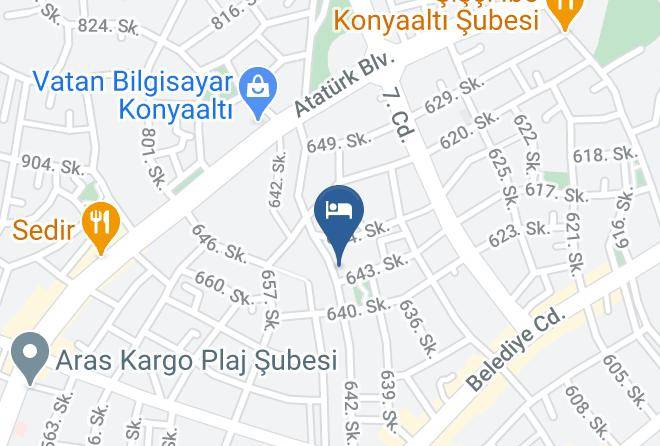 Konyaalti - Hotel Lunay Maps