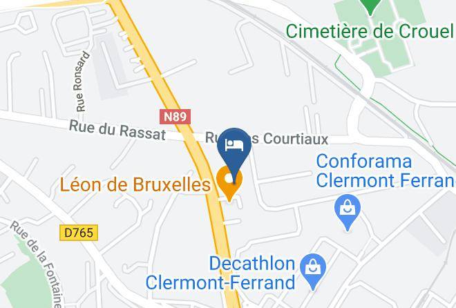 Puy De Dome - Hotel Lune Etoile Clermont Ferrand Maps