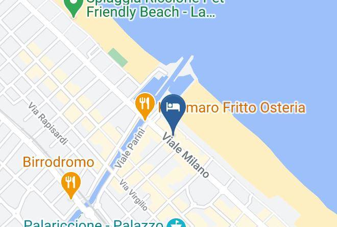 Rimini - Hotel Lungomare Maps