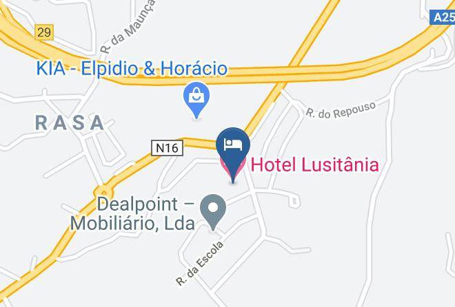 Guarda - Hotel Lusitania Congress & Spa Maps