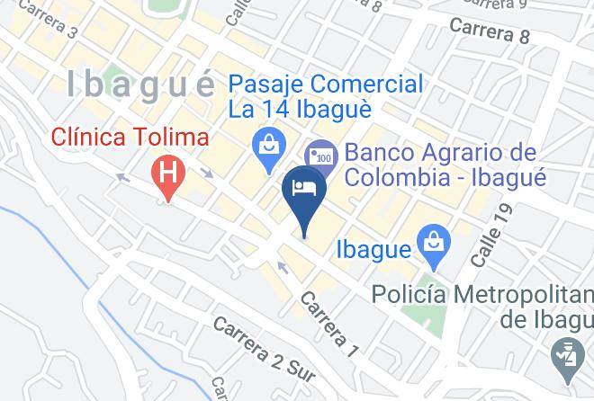 Ibague - Hotel Lusitania Maps