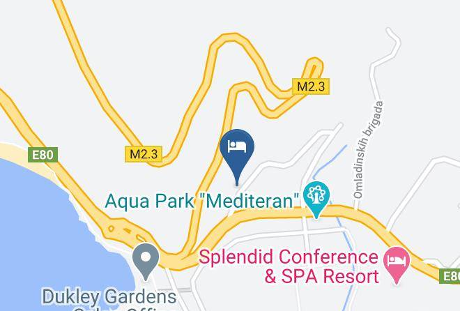 Budva - Hotel Lusso Mare Maps