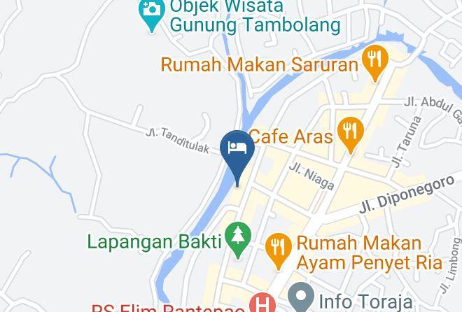 Tana Toraja Regency - Hotel Luta Resort Maps