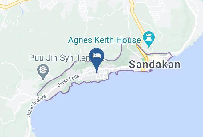 Bahagian Sandakan - Hotel Lutana Sdn Bhd Maps