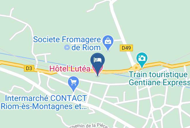 Cantal - Hotel Lutea Maps