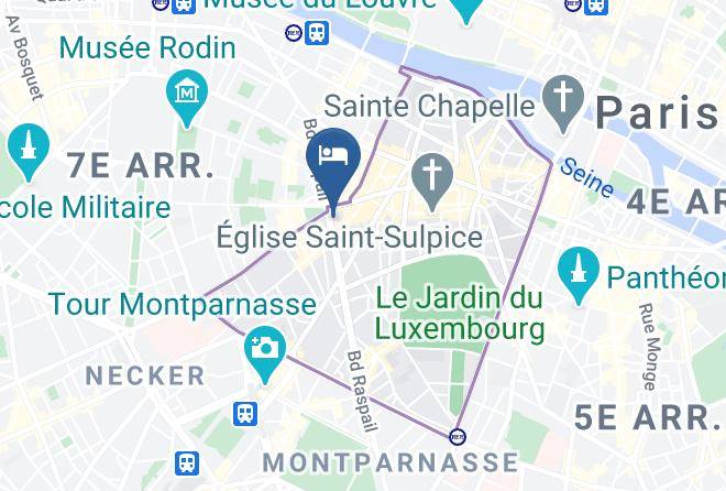 Paris - Hotel Lutetia Maps