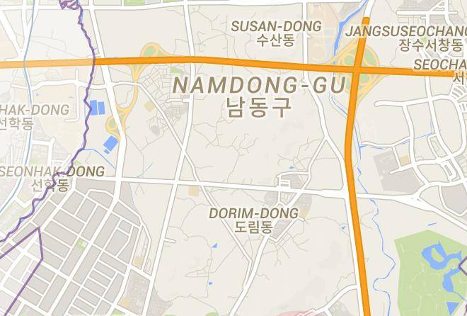 Namdonggu - Hotel Luv Maps