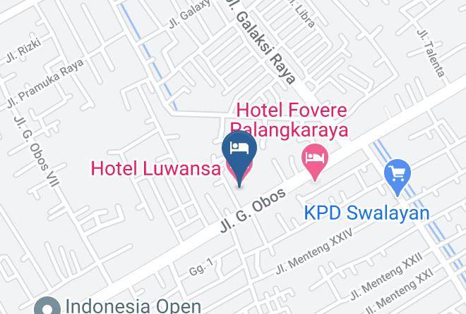 Kota Palangka Raya - Hotel Luwansa Maps