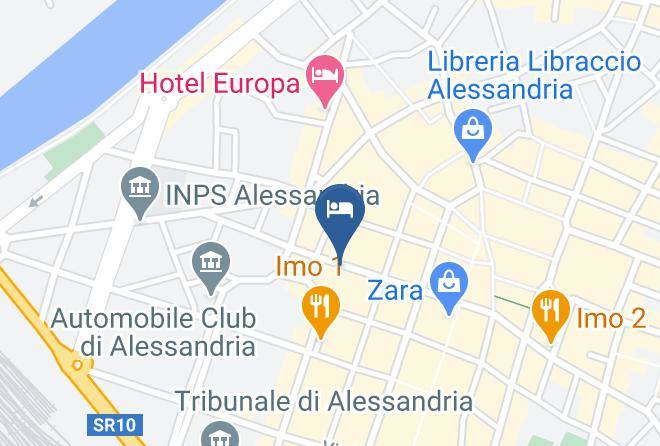 Alessandria - Hotel Lux Maps