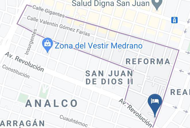 Guadalajara - Hotel Lux Maps