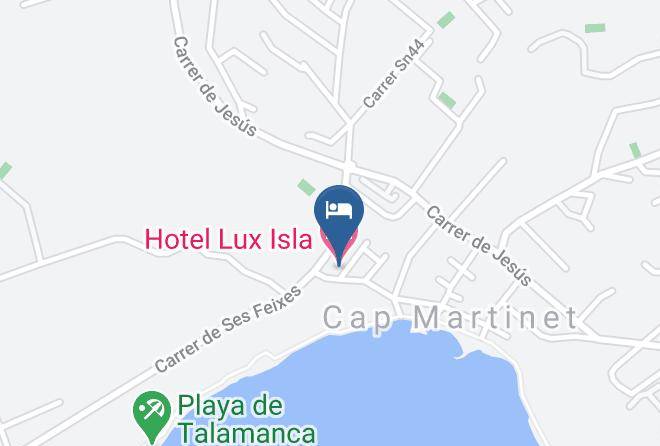 Hotel Lux Isla Map