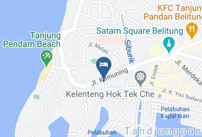 Belitung Regency - Hotel Lux Melati Maps