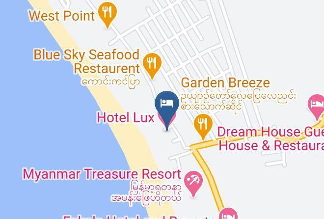 Hotel Lux Map - Ayeyarwady - Pathein
