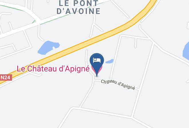 Ille Et Vilaine - Le Chateau D'apigne Maps