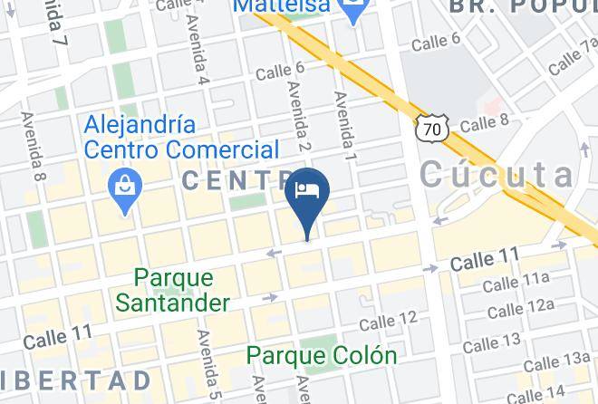 Cucuta - Hotel Luxor Cucuta Maps