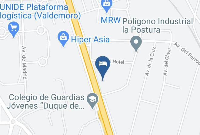 Madrid - Hotel Luxor Maps