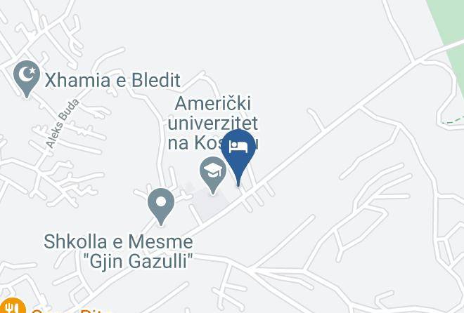 Pristina - Hotel Luxor Prishtina Maps