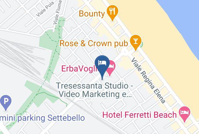 Rimini - Hotel Luxor Maps
