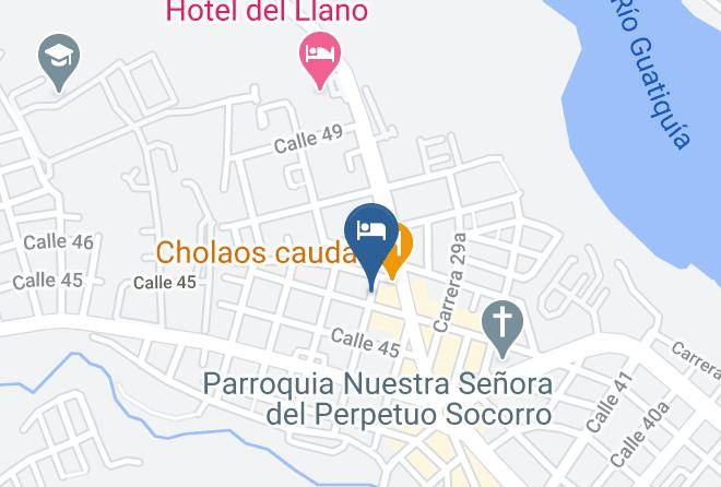 Villavicencio - Hotel Luxor Maps