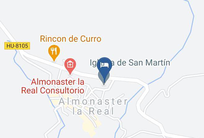 Hotel Luz Almonaster Map