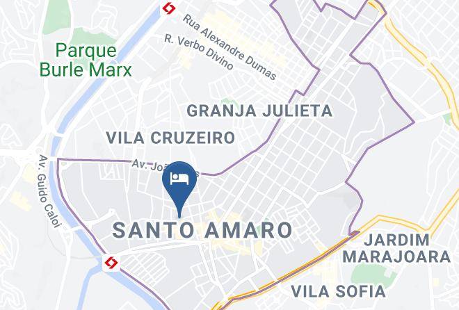 Sao Paulo Santo Amaro - Hotel Luz Da Lua Um Maps