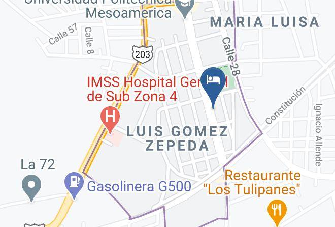 Tenosique - Hotel Luz De Luna Maps