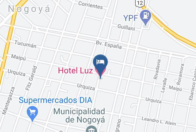 Nogoya - Hotel Luz Maps