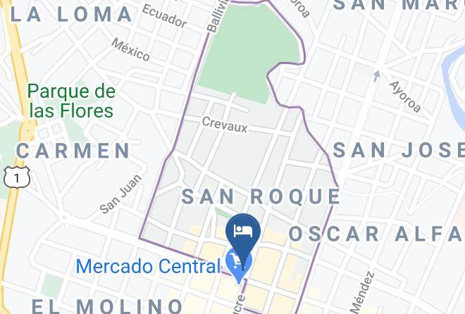 Cercado - Hotel Luz Palace Maps