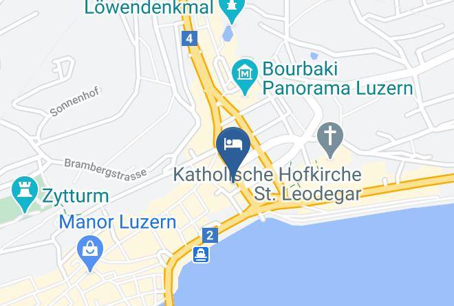Lucerne - Hotel Luzernerhof Maps