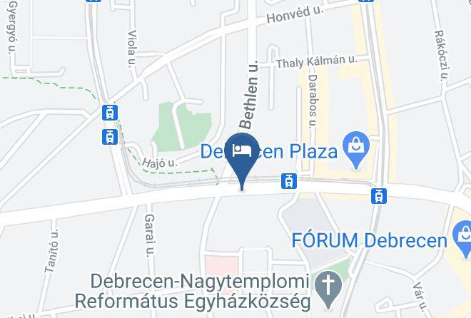 Debrecen - Hotel Lycium Maps