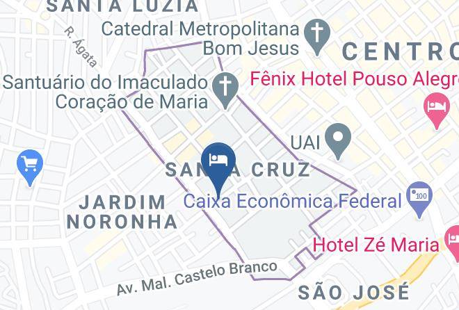 Pouso Alegre - Hotel Lydia Maps