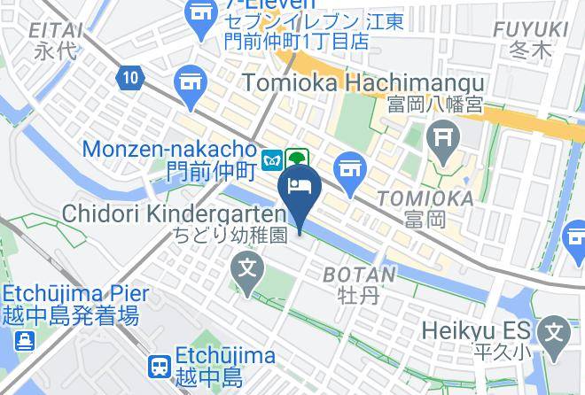 Koto Ward - Hotel Lynx Maps