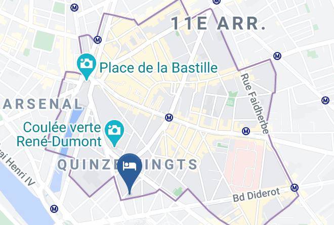 Hotel Lyon Bastille Map