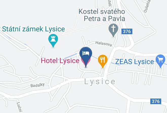 Blansko - Hotel Lysice Maps
