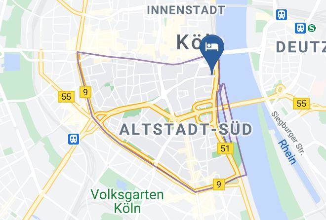 Cologne - Hotel Lyskirchen Maps