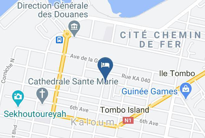 Kaloum - Hotel M'lys Maps