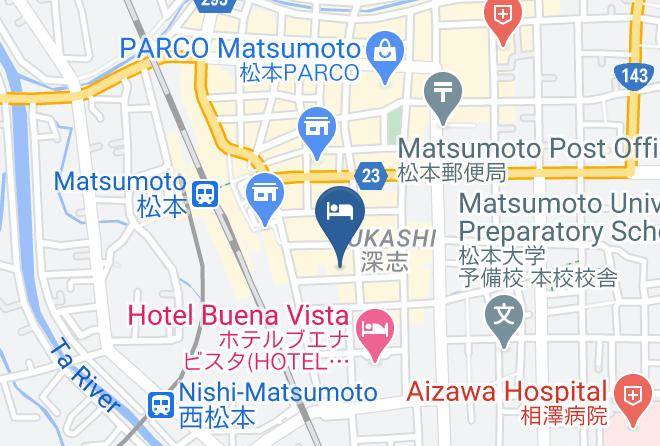 Matsumoto City - Hotel M Matsumoto Maps