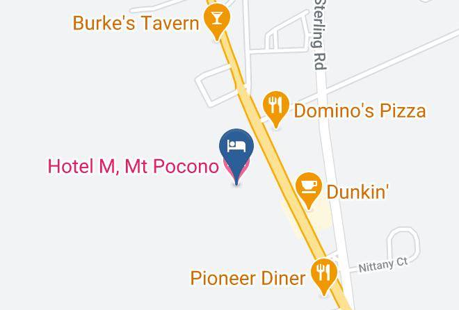 Monroe - Hotel M Mt Pocono Maps