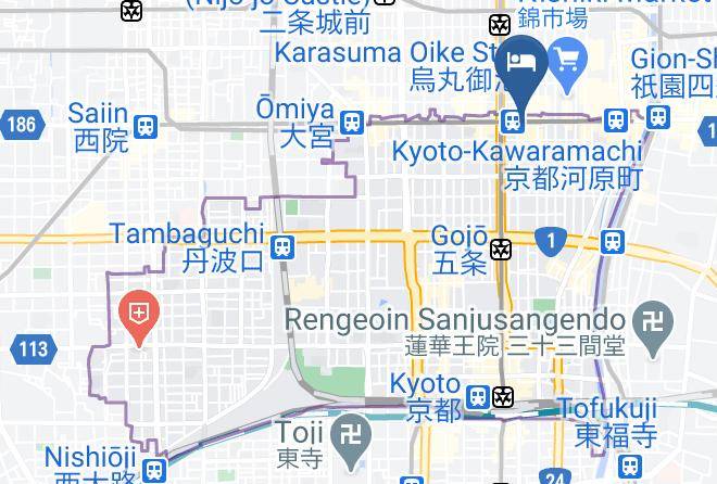 Kyoto City Shimogyo Ward - Hotel M's Est Shijo Karasuma Maps