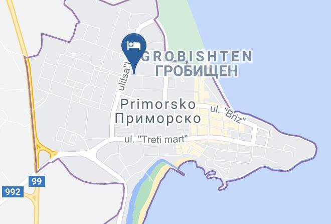 Primorsko - Hotel M2 Maps